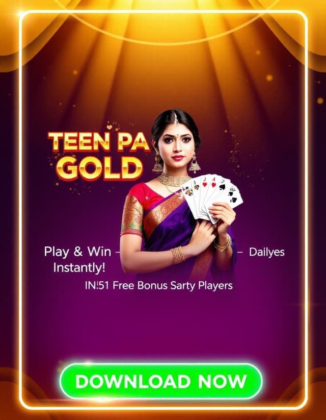 Teen Patti Gold Download Apk Banner